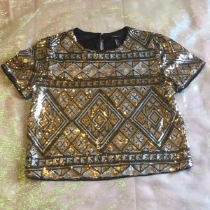 Forever 21 Sequin Top